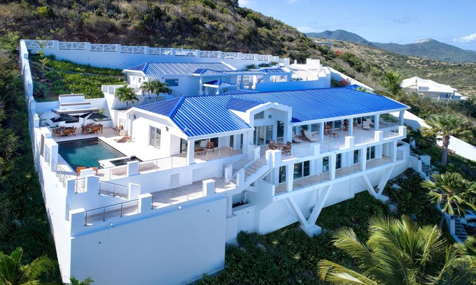 Oyster Pond Villa | Paradiso Beautiful 6 Bedroom Villa St. Maarten, Island Properties