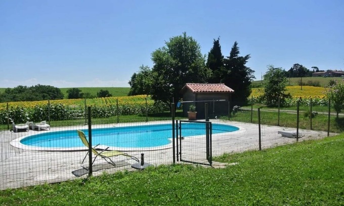 Cintegabelle House | Parc Avec Piscine - 7 Chambres - Maison 15 Personnes sur Coteaux du Lauragais -