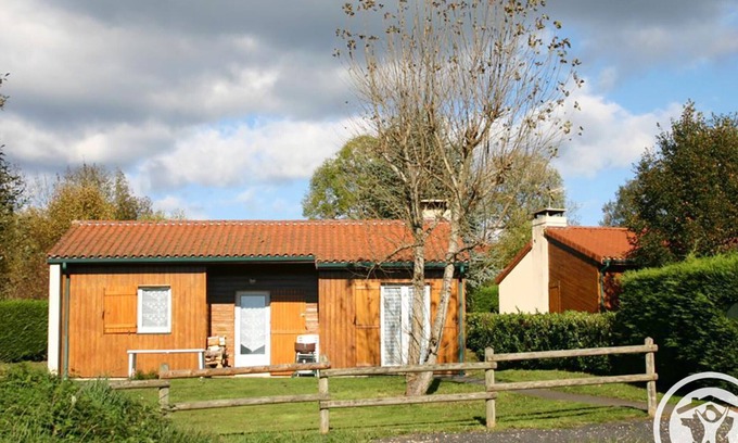 Usson-en-Forez Cottage | Peaceful chalet with fireplace in Usson-en-Forez