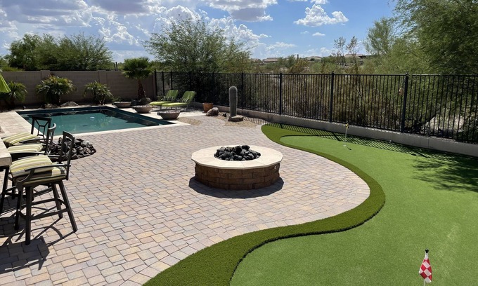 Montecito in Estrella House | Peaceful Desert View Oasis with Heated Pool