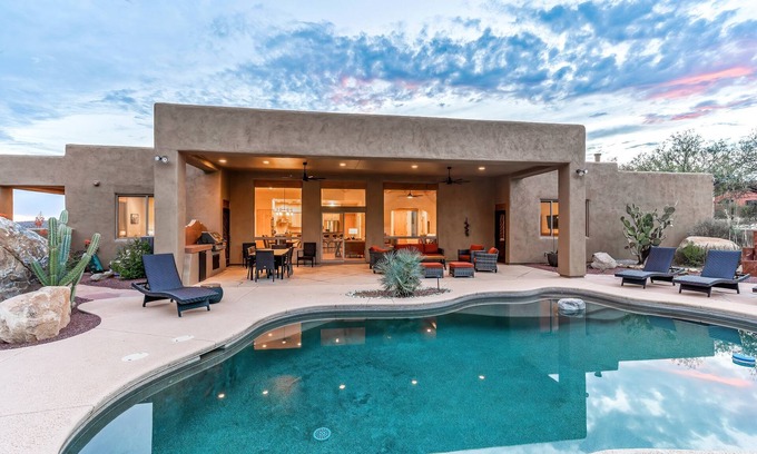 Catalina House | Peaceful Retreat with Pool, Hiking/Biking From The Door & Views!