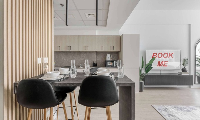 Dubai Sports City Apartment | Peaceful Studio Apartment at Frankfurt Tower in Sports City