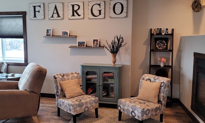 Fargo Condo | Penthouse in the heart of Downtown Fargo with private rooftop patio
