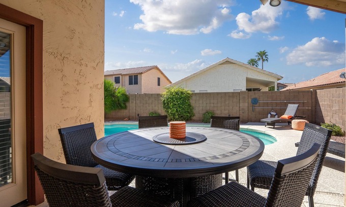 Parkridge House | Peoria Family Pool Home Fire Pit & BBQ