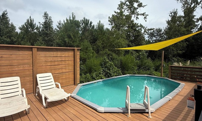 Ocean Isle Beach House | PERFECT family home getaway - POOL, HOT TUB, OUTDOOR movie theater & Fire pit!