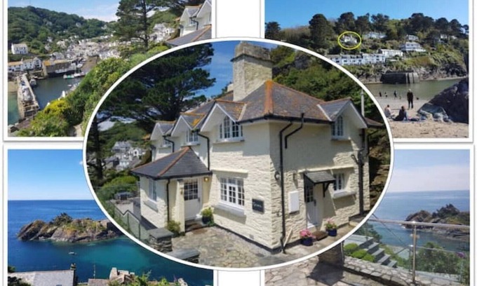 Polperro Cottage | Perfect view from every room and a hot tub too.
