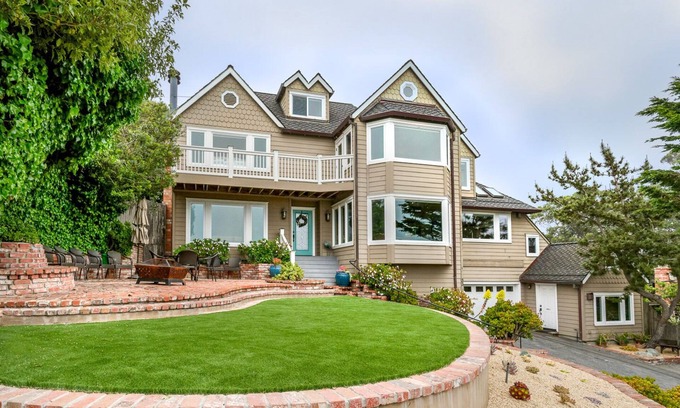 La Selva Beach House | Permit number #111535 Castle by the sea with built in swimming pool