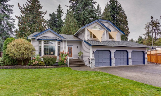 Bonney Lake House | Pet & Family Friendly Bonney Lake Home: Game Room