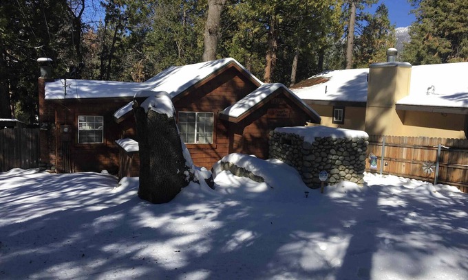 Idyllwild Cabin | Pet friendly cabin-Fully fenced yard! Pets stay free!