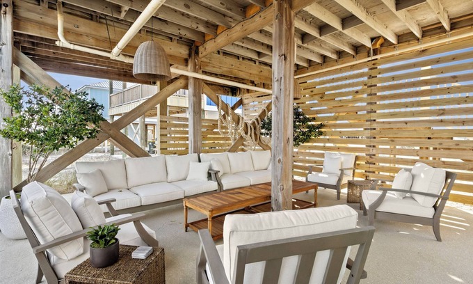 Fort Morgan House | Pet-Friendly 2BR Gulf Shores Beach House w/Ocean Views. Steps to the beach!