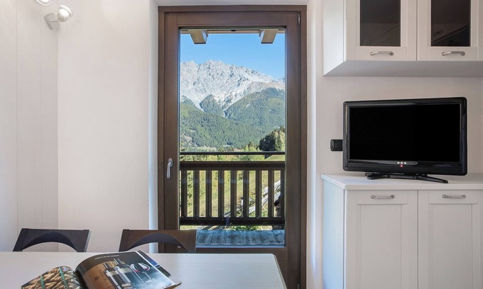 Valdisotto Apartment | Pet-Friendly Apartment Silvia with Mountain View & Balcony