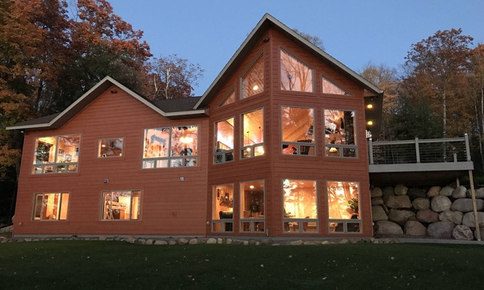 Pickerel House | Pickerel Lake Home with Great Sunset Views
