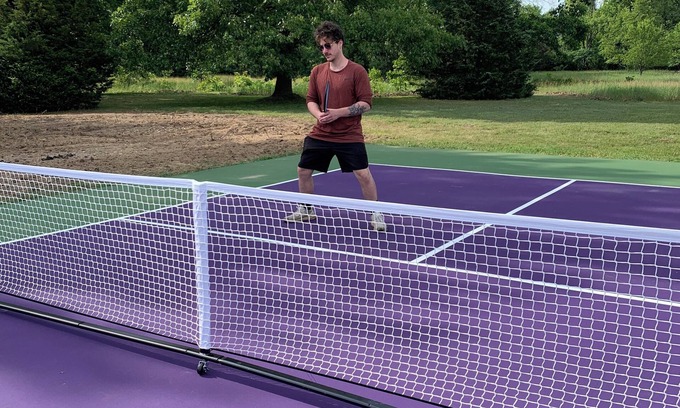 South Haven House | Pickle Haven Retreat Center—South Haven—Private Pickleball Court + More Sports!