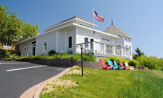 Bayfield Bed & Breakfast | Pilot House B & B Sleeps 4 in same room. King Bed & Queen Sofa Sleeper.