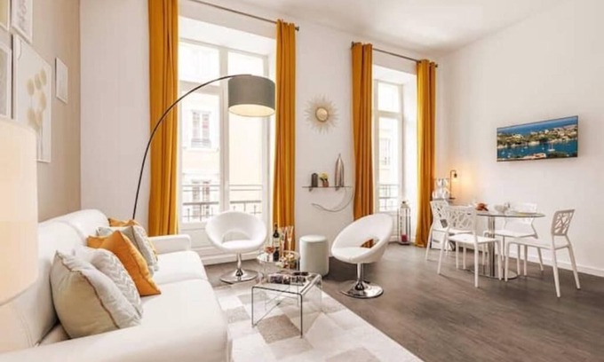 Jean-Medecin Apartment | Place Massena - Plage à 200m - Studio Luxe Avec AC