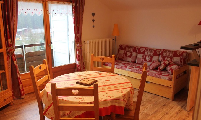 Le Grand-Bornand Apartment | PLEASANT TWO ROOMS IN THE CENTRE OF THE VILLAGE