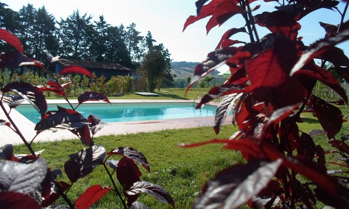 Lajatico House | PODERE BENEVENTO Carmen house in farmhouse, exclusive terrace (40 sq m) and swimming pool