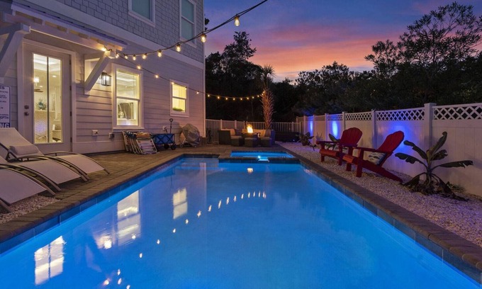 Emerald Waters Village House | Pool/Hot Tub, BeachView, Golf Cart - Beach Kissed Bliss