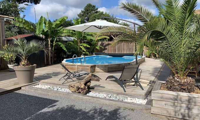 Lege-Cap-Ferret House | Pool house 6 people