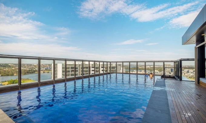 Sydney Olympic Park Apartment | Poolside Bliss | 2Bed Retreat in Wentworth Point