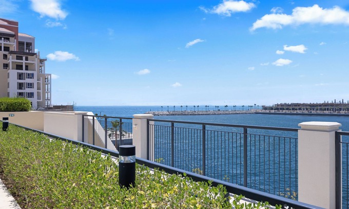 Madinat Zayed Apartment | Portside Bliss La Mer 1 BR with Sea View