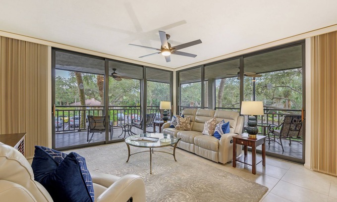 Bonita Bay Apartment | Premier 2nd Floor Bonita Bay Condo at Wild Pines - Unit 201