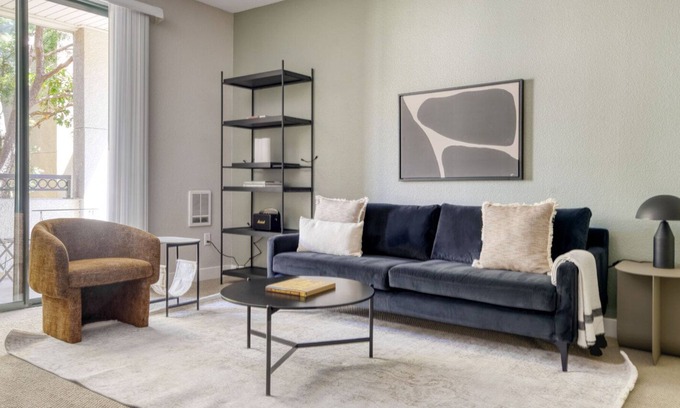 East San Mateo Apartment | Premium San Mateo 1BR w/ A/C, Gym & W/D, nr Target, by Blueground