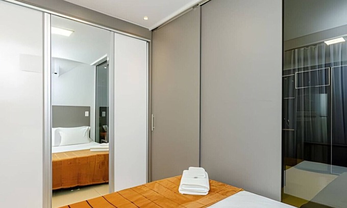 Matriz Apartment | Premium studio for 4 people with air conditioning and washer and dryer
