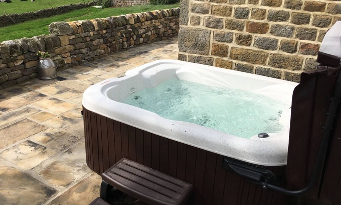 Otley Cottage | Pretty cottage with enclosed patio and private hot tub with stunning veiws