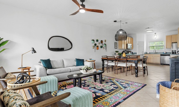 Santa Rosa Beach House | Prime location, steps from beach, shops & restaurants. Golf cart available!