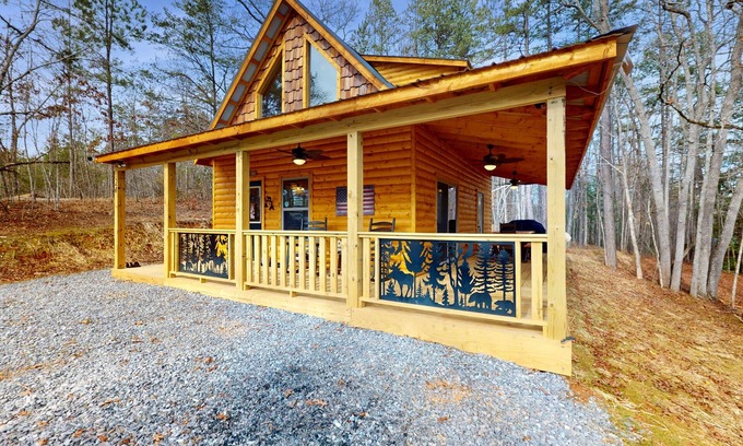 Murphy House | Private 1BR Cabin In Murphy with Mountain Views, Wifi, and Full Kitchen