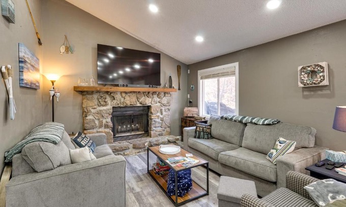 McColley House | Private Boat Dock Sunrise Beach Home with Fire Pit