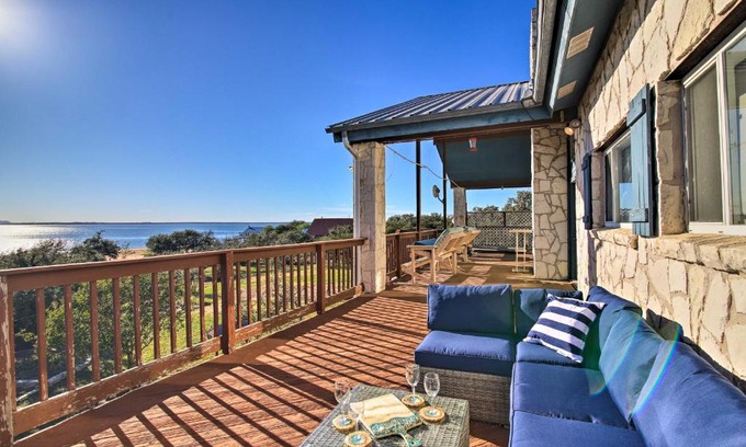Burnet House | Private Deck and Grill Sunny Lakefront Escape