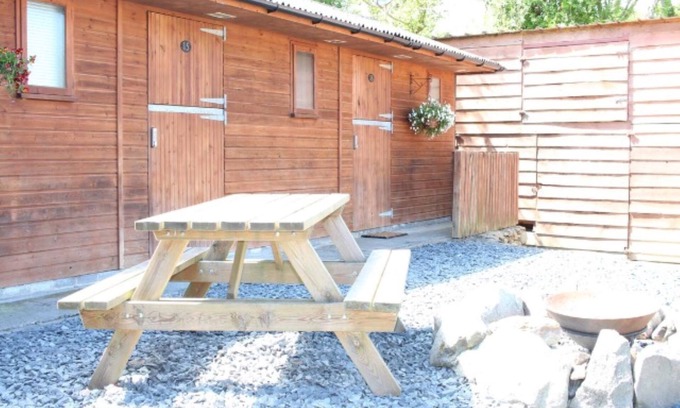 Tabor Cabin | Private Heated Bedroom at Torrent Walk Bunkhouse in Heart of Snowdonia. Sleeps 6