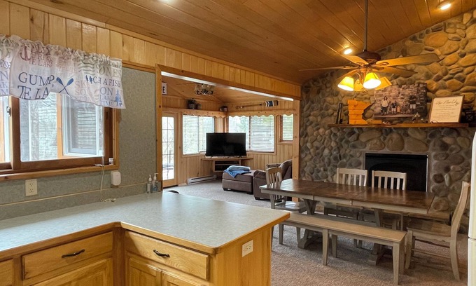 Hackensack Cabin | Private Lake front cabin on Webb Lake!