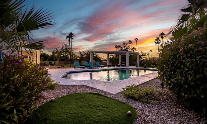 Sunrise Estates House | Private One Acre of Fun: 9-Hole Golf Course, Pickleball Court, Pool Table, Swimming Pool