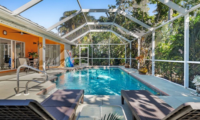 Caloosahatchee House | Private Pool Home in Cape Coral with Mini Golf & Relaxing Lanai