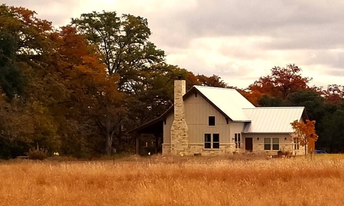 Utopia House | Private Riverfront Lodge with Mountain Views Between Lost Maples and Garner Park
