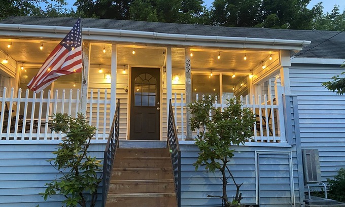 Kellogg House | Private shed for gear storage & carport parking