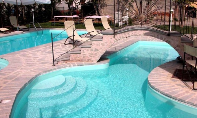 Piosina Villa | Private Villa with WIFI, hot tub, private pool, A/C, TV, veranda, pets allowed, panoramic view
