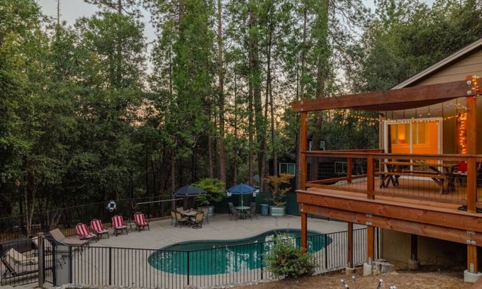 Twain Harte Villa | Private Villa W/Pool/spa, GameBarn, 4300 sq ft- Perfect for families and large groups