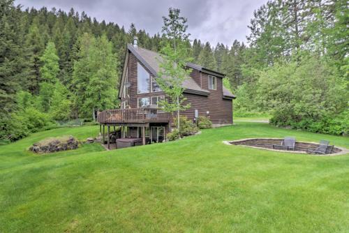 Whitefish House | Quiet and Elegant Whitefish Home with Hot Tub