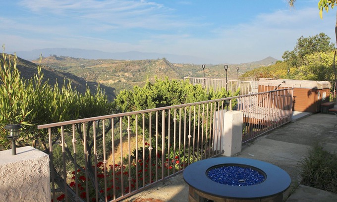 Valley Center House | Quiet Hilltop Home With Stunning Hill Top And Valley Views