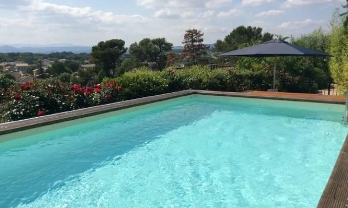 Ribaute-les-Tavernes Other | Quiet old farmhouse on the heights of the village with swimming pool, magnificent view