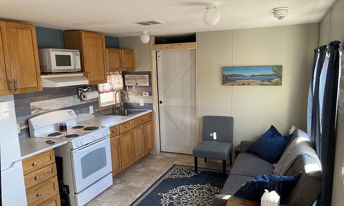 Cuchillo House | Quiet Pecan Orchard, views of Gila Mountains, near hot springs and lake