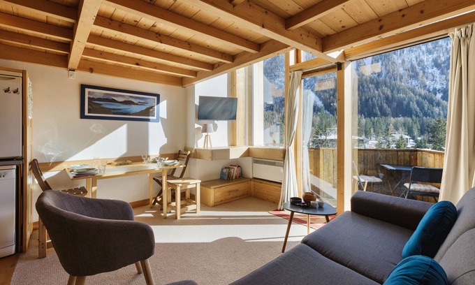 Argentiere Apartment | Résidence Grand Roc - Campanules 413, Argentière (Chamonix), France