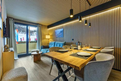 Les Orres Apartment | Résidence Les Hauts De Preclaux - Sublime appartement rénové avec vue sur les pistes MAE-9001