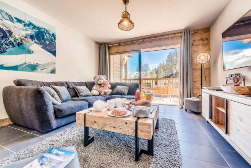 Les Boisses Apartment | Résidence Lodge Des Neiges C - Appartement 4 pied de pistes, service hotelier inclus MAE-2578