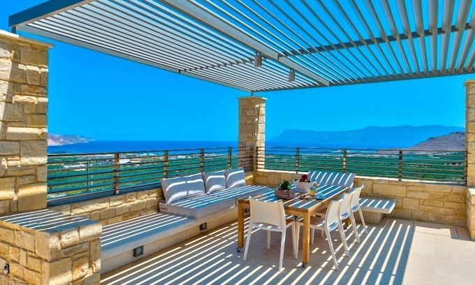 Kissamos Villa | R 3093 Villa Fedor With Dishwasher ,Air Conditioning & Coffee Maker.