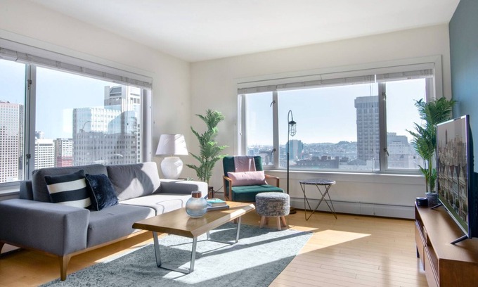 Lower Nob Hill Apartment | Rad Nob Hill 1BR w/Gym + city views, near Union Sq by Blueground